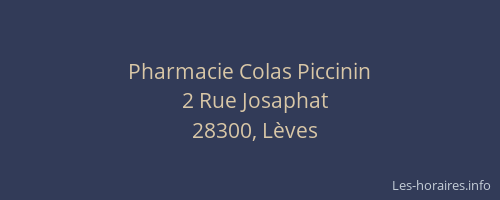 Pharmacie Colas Piccinin