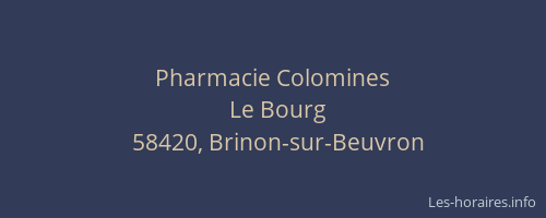 Pharmacie Colomines