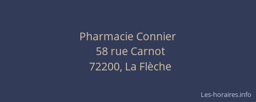 Pharmacie Connier