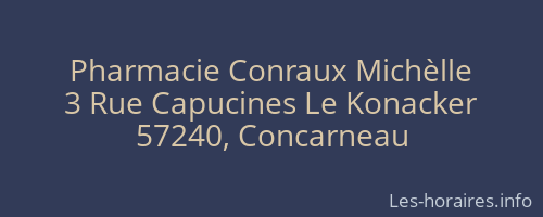 Pharmacie Conraux Michèlle