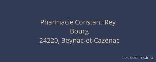 Pharmacie Constant-Rey