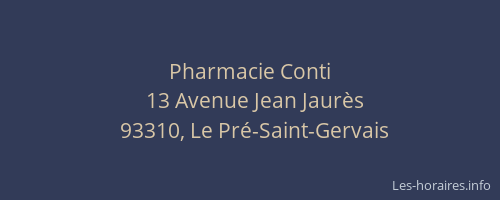 Pharmacie Conti