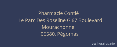 Pharmacie Contié