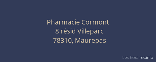 Pharmacie Cormont
