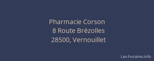 Pharmacie Corson
