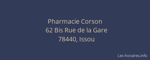 Pharmacie Corson