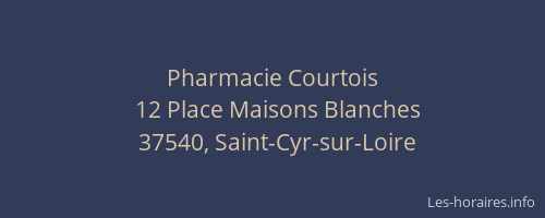 Pharmacie Courtois