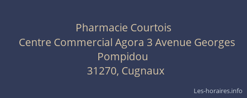 Pharmacie Courtois