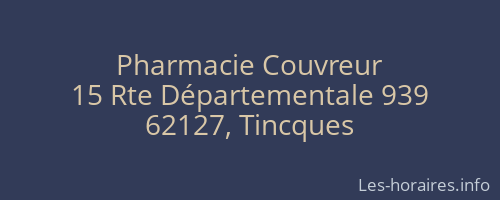 Pharmacie Couvreur