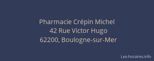 Pharmacie Crépin Michel