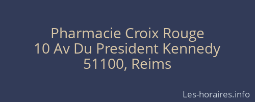 Pharmacie Croix Rouge