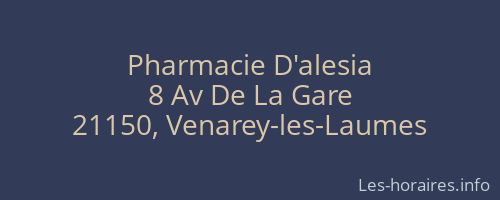 Pharmacie D'alesia