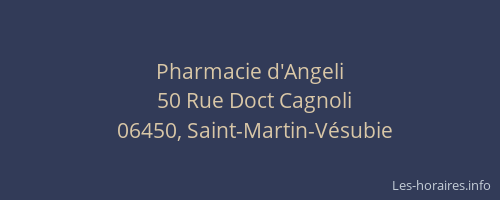 Pharmacie d'Angeli