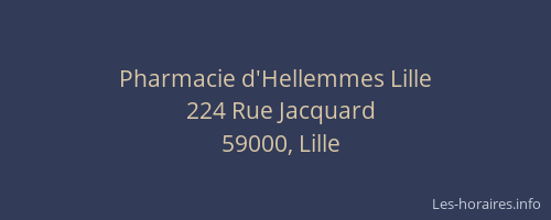 Pharmacie d'Hellemmes Lille