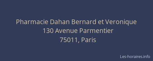 Pharmacie Dahan Bernard et Veronique