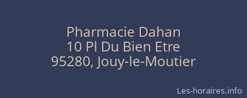 Pharmacie Dahan