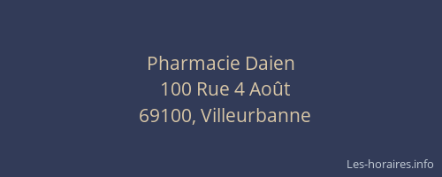 Pharmacie Daien