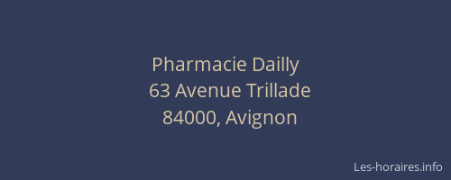 Pharmacie Dailly