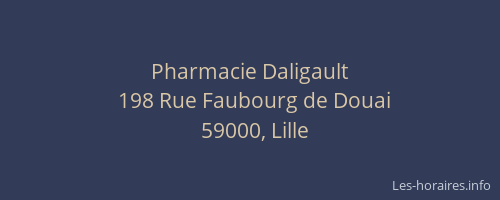 Pharmacie Daligault