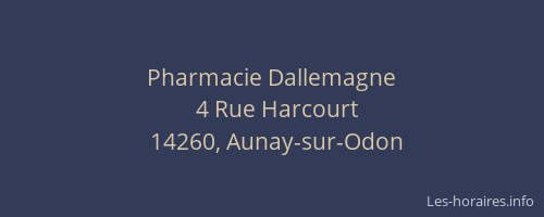 Pharmacie Dallemagne