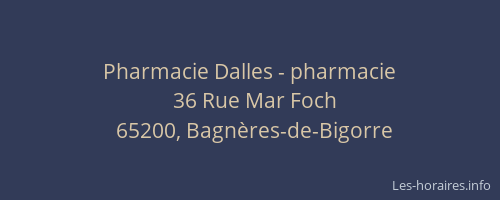 Pharmacie Dalles - pharmacie