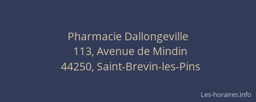 Pharmacie Dallongeville