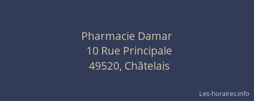 Pharmacie Damar
