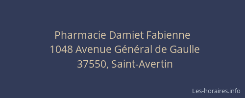 Pharmacie Damiet Fabienne