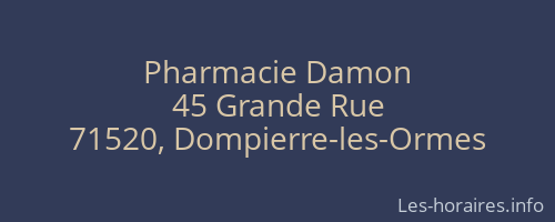 Pharmacie Damon