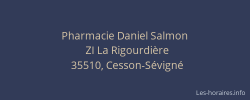 Pharmacie Daniel Salmon