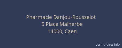 Pharmacie Danjou-Rousselot