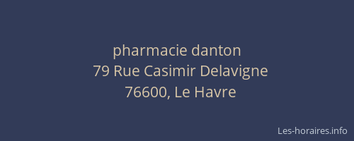 pharmacie danton