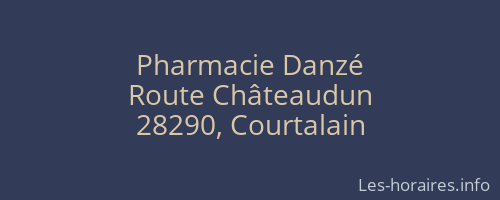 Pharmacie Danzé