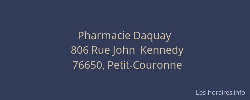 Pharmacie Daquay
