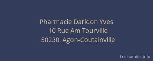 Pharmacie Daridon Yves