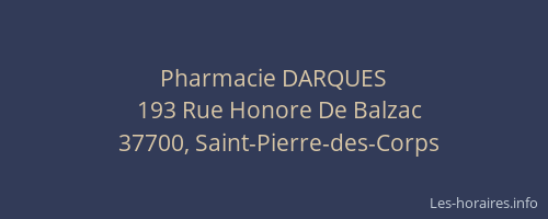 Pharmacie DARQUES