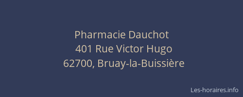 Pharmacie Dauchot