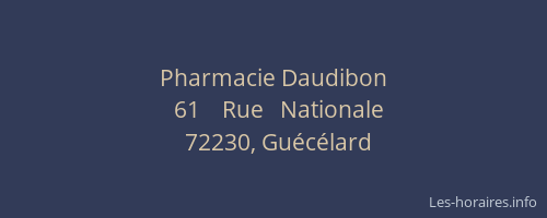 Pharmacie Daudibon