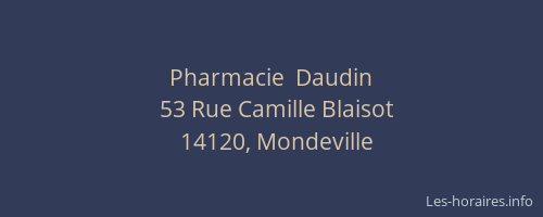 Pharmacie  Daudin