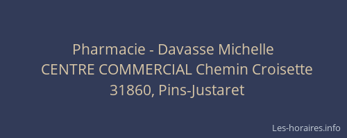 Pharmacie - Davasse Michelle