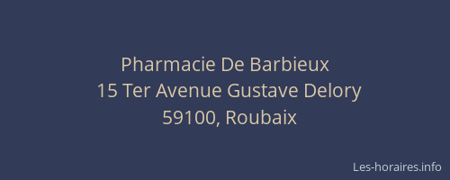 Pharmacie De Barbieux