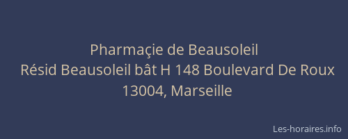 Pharmaçie de Beausoleil