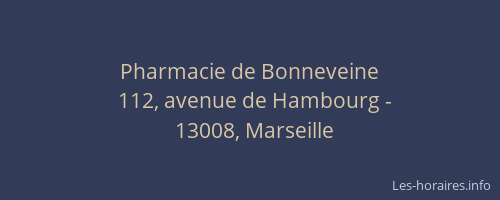 Pharmacie de Bonneveine