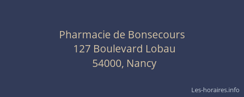 Pharmacie de Bonsecours