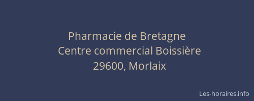 Pharmacie de Bretagne