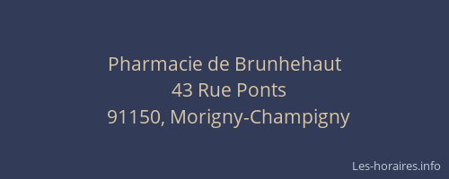 Pharmacie de Brunhehaut