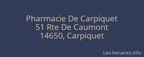 Pharmacie De Carpiquet