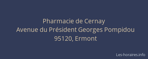 Pharmacie de Cernay