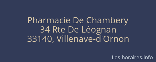 Pharmacie De Chambery