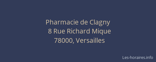Pharmacie de Clagny